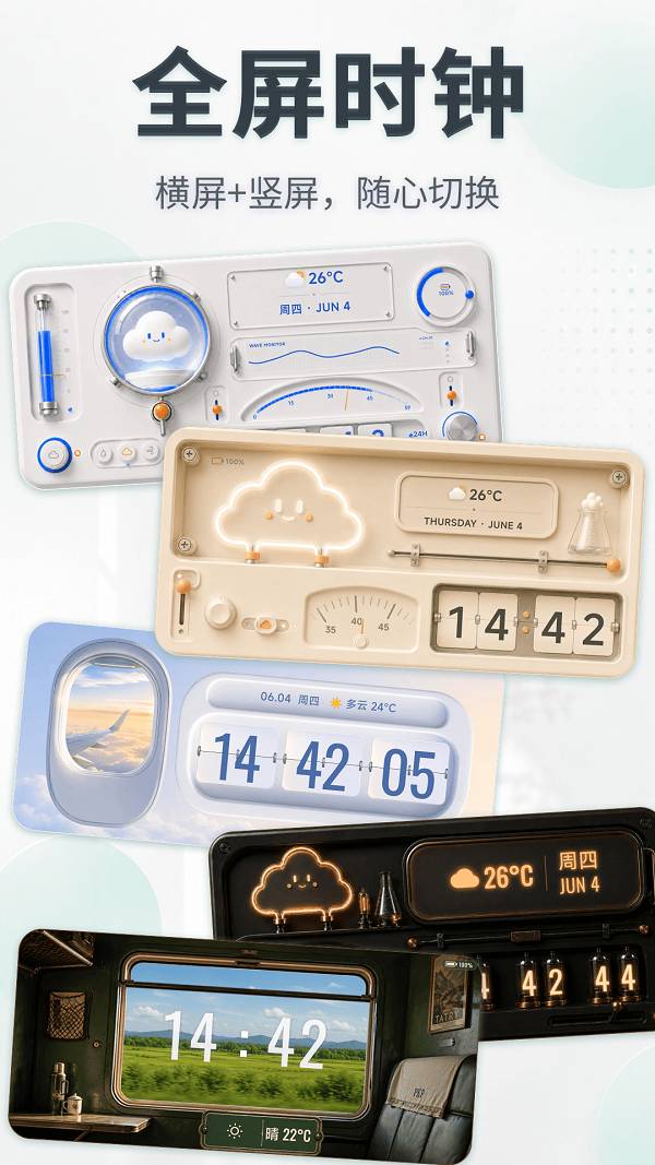 闹钟UClock桌面时钟修改版