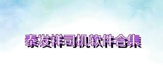 泰发祥司机软件合集